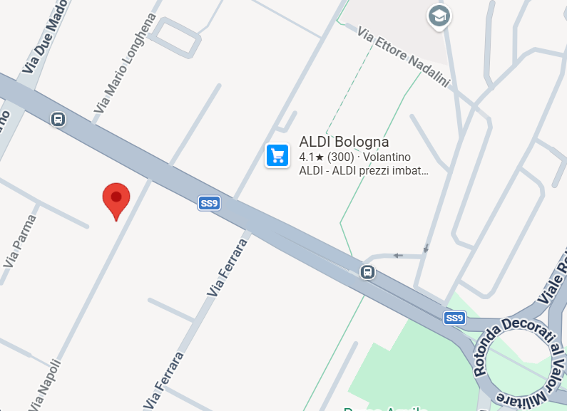 Mappa Quartiere Savena Bologna