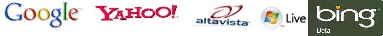 I MOTORI DI RICERCA - GOOGLE - YAHOO - LIVE SEARCH - ALTA VISTA